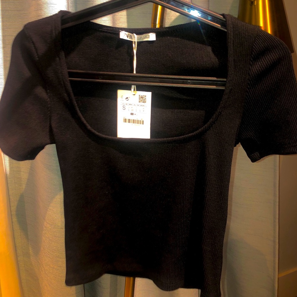 Zara Square Neckline Tee